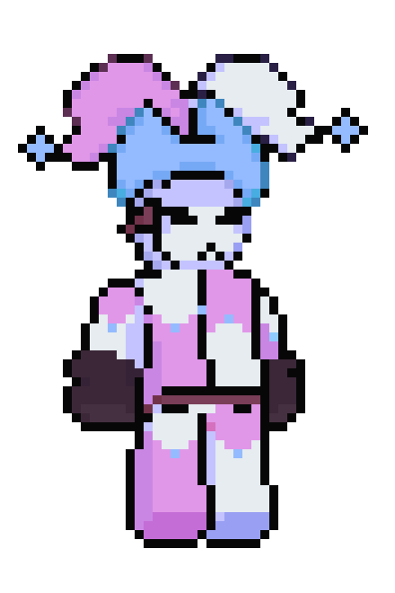 [b7fea3] thinking of a healer john design, and idk what Scott would be yet but Ik he'd have the rule breaker dagger