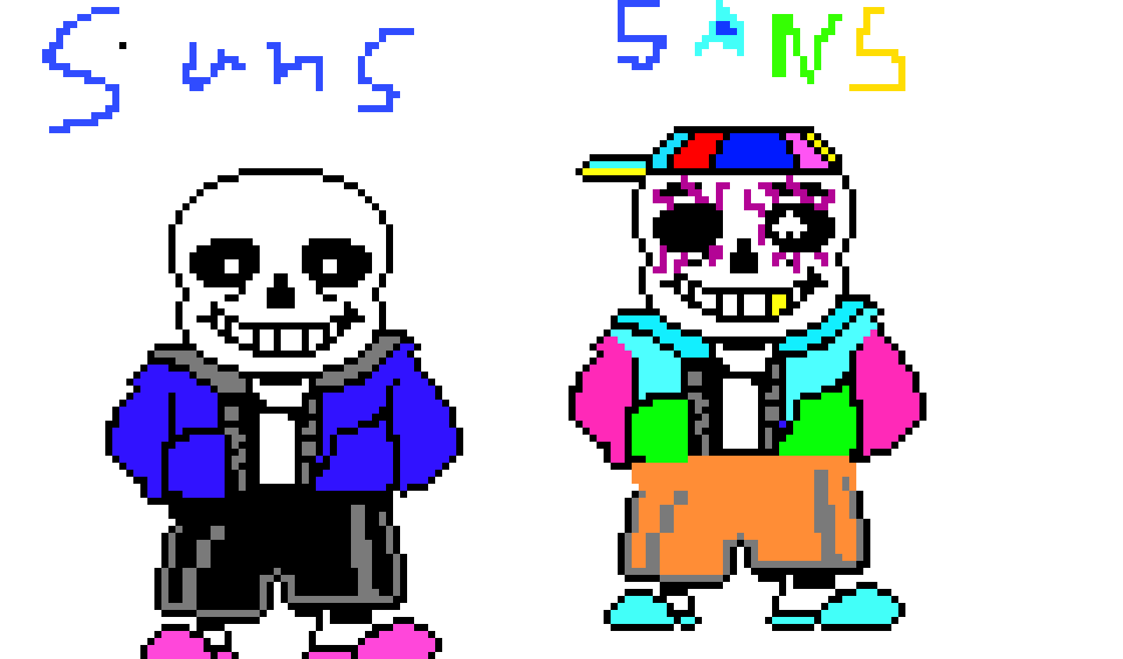 [9664c4] Classic sans and UNDERFRESH sans but without his glasses