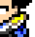 [6c4b97] Vegeta Pixel Art