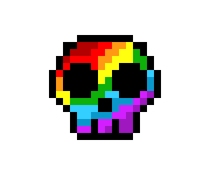 [9664c4] Rainbow Skull