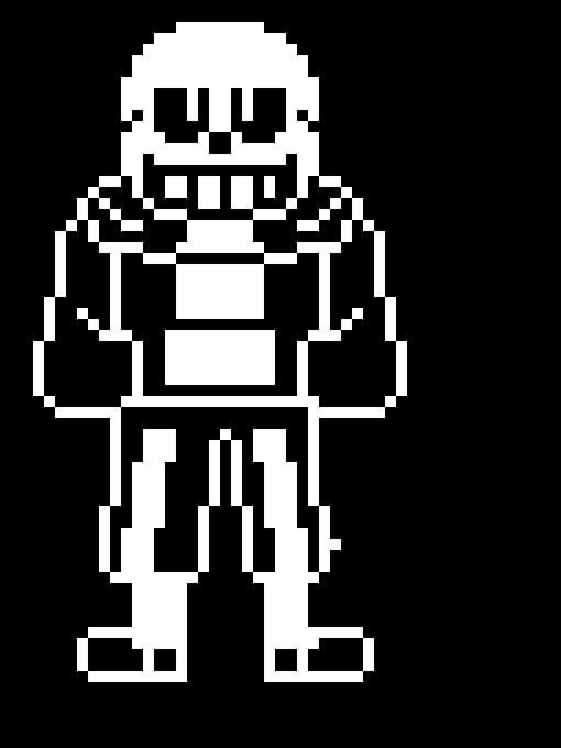 [9fa88c] *Fight? Act? Item? Mercy? It looks like he had a fight or two* - Classic! sans