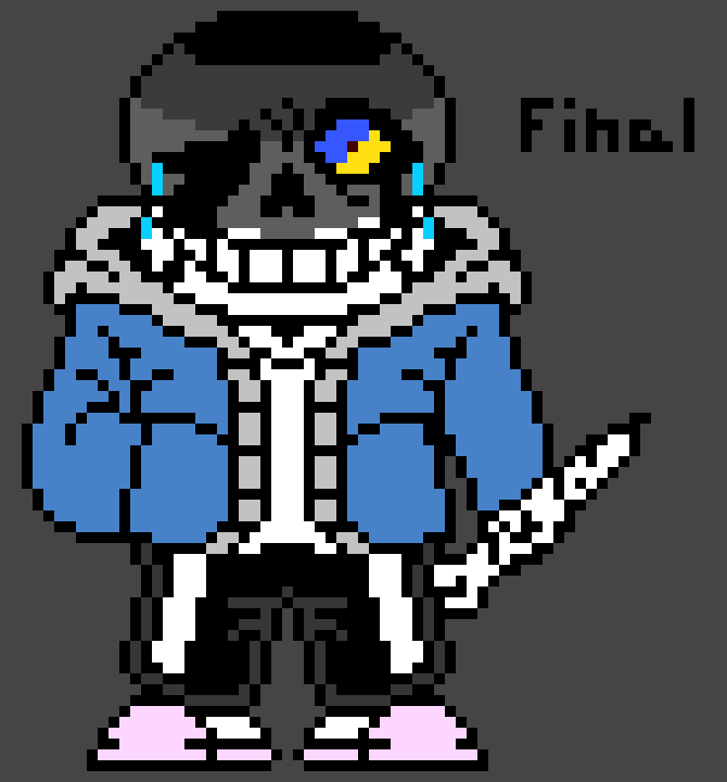 [405e37] (Sans Has been Pushed to his absolute Limit with your bullshit, now he brings out the big guns) 