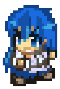 [9664c4] blue warrior