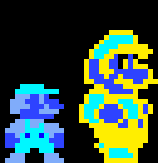 [4709dd] Super Mario Pixel art