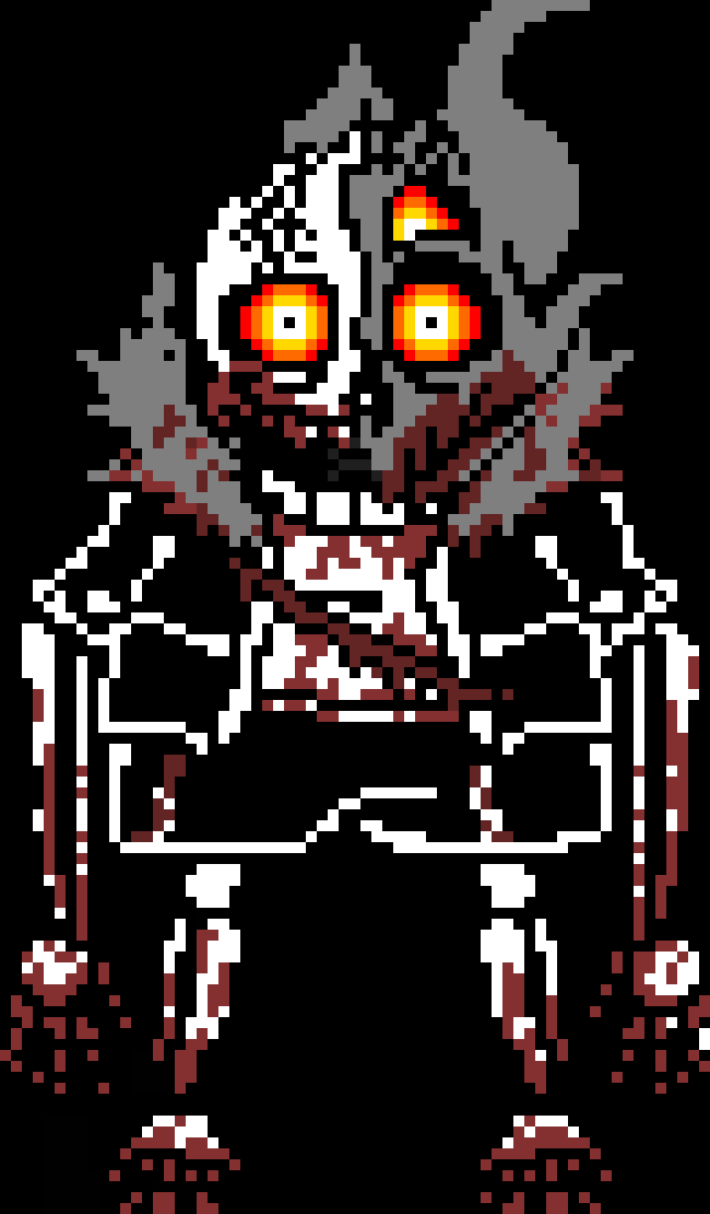 [aceee1] -Solunary!Sans legit runs at him-