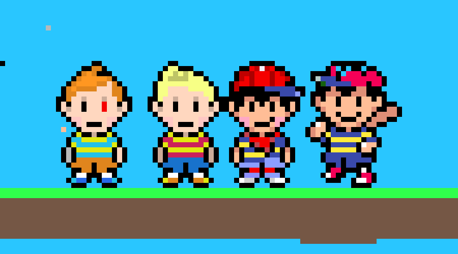 [46a696] Ness,Ninten,Lucas and Claus