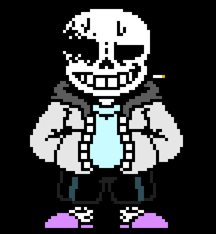 [96c78c] Bam, made the broken skull look better and made the smirk.