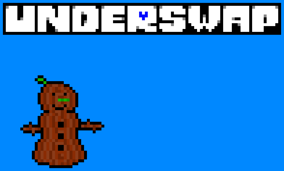 [9664c4] UnderSwap Wood Man (Wooden Carved Statue) 