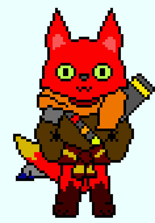 [6b98f7] Jordan the sprite needs to look more pixelated :/