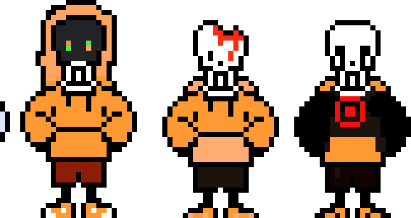 [eb565c] Swap!Murder Time trio - Fresh!Ink sans