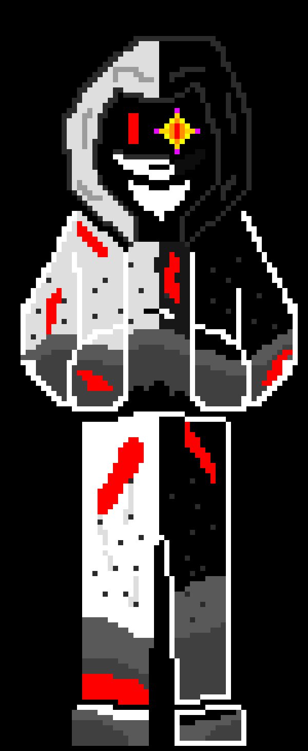 [2fe70b] *the double dodges the bullets and creates a wall to block the bullets*