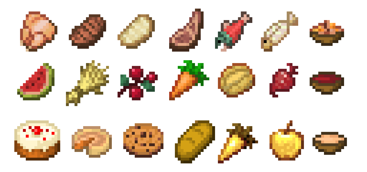 Minecraft Food Clipart