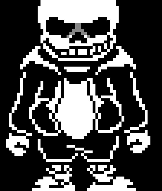 [a82578] *just barely dodges* “you’re pretty quick for scum” , “welp time I get serious” *blue souls shaggy right into a gigantic blaster wich blasts him back down into a bonezone*