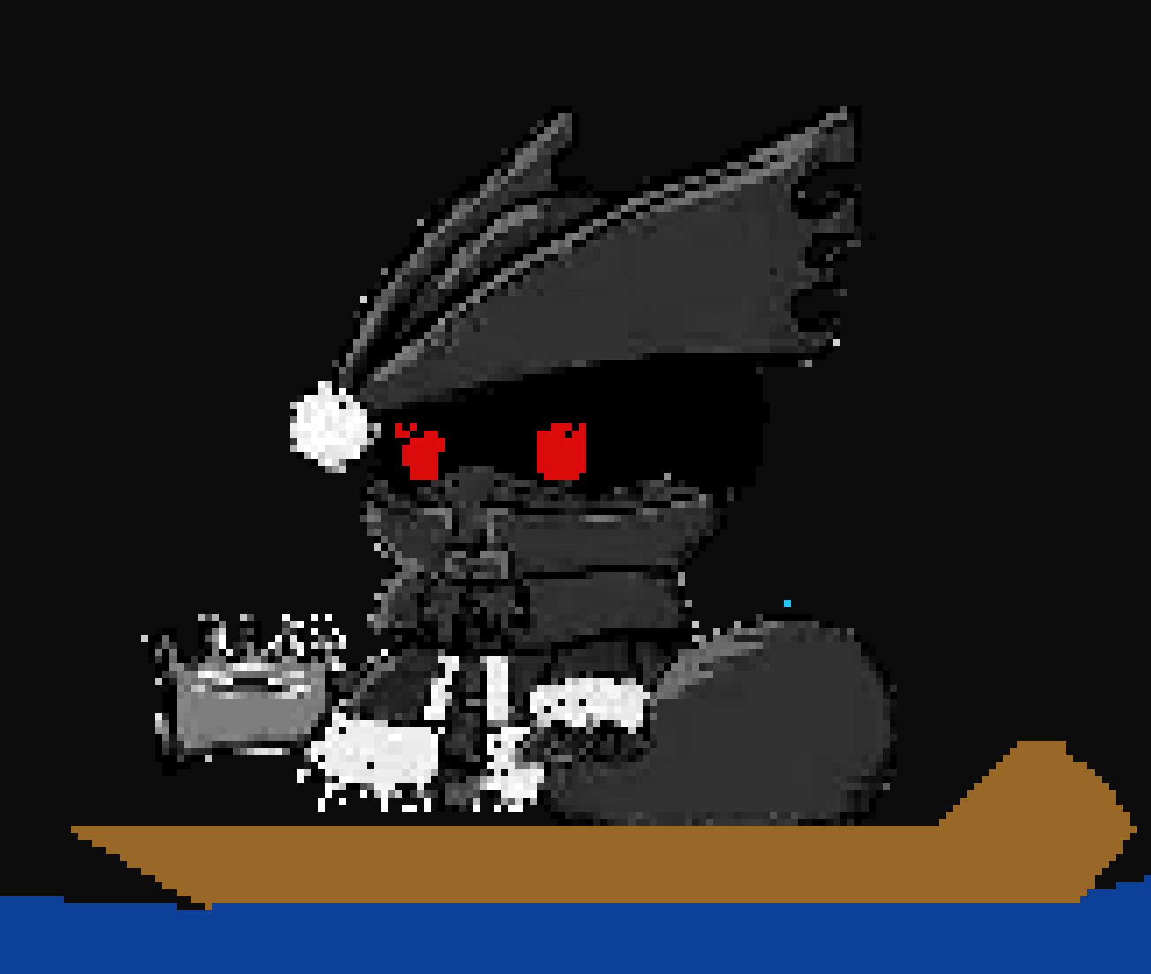 [c5c6db] -aidan sails down his row boat without oars down the river of time-