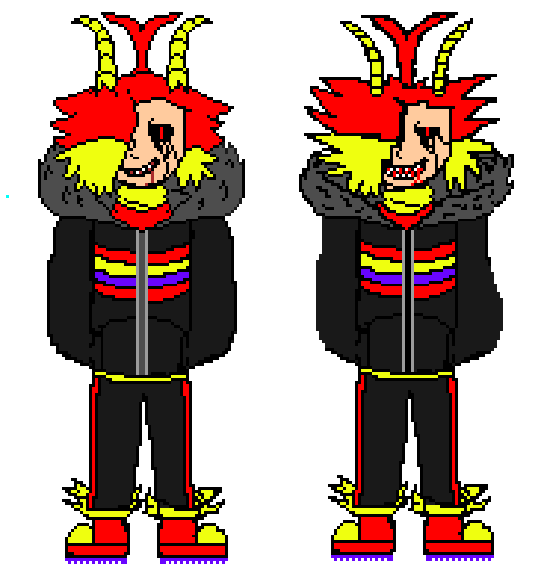 [63ceb7] (Well Idk what to say about my new sprite here on the left)-HZ - Repost by Terrie... He doesn`t know what to do with... The guy, isn`t good wit sprite work that he CAN`T use it... http://pixelartmaker.com/gallery?after=1135956