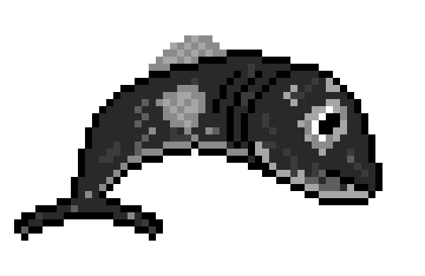 [aea7d0] dark fish