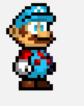 [855695] walks arounds the ruins of PAM city after its destruction)