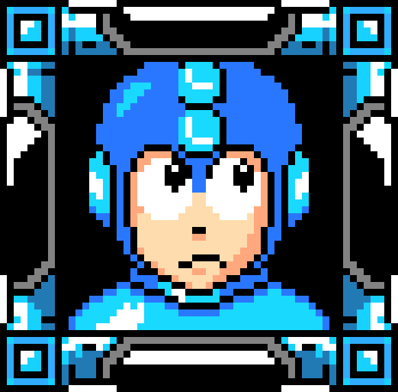 [9664c4] Mega Man Stage Select Mugshot Up-Right