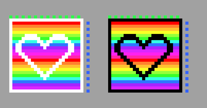 [ceaf54] Rainbow Heart