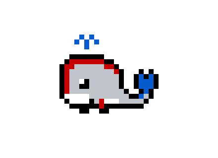 [e3be5b] Pixel Whale