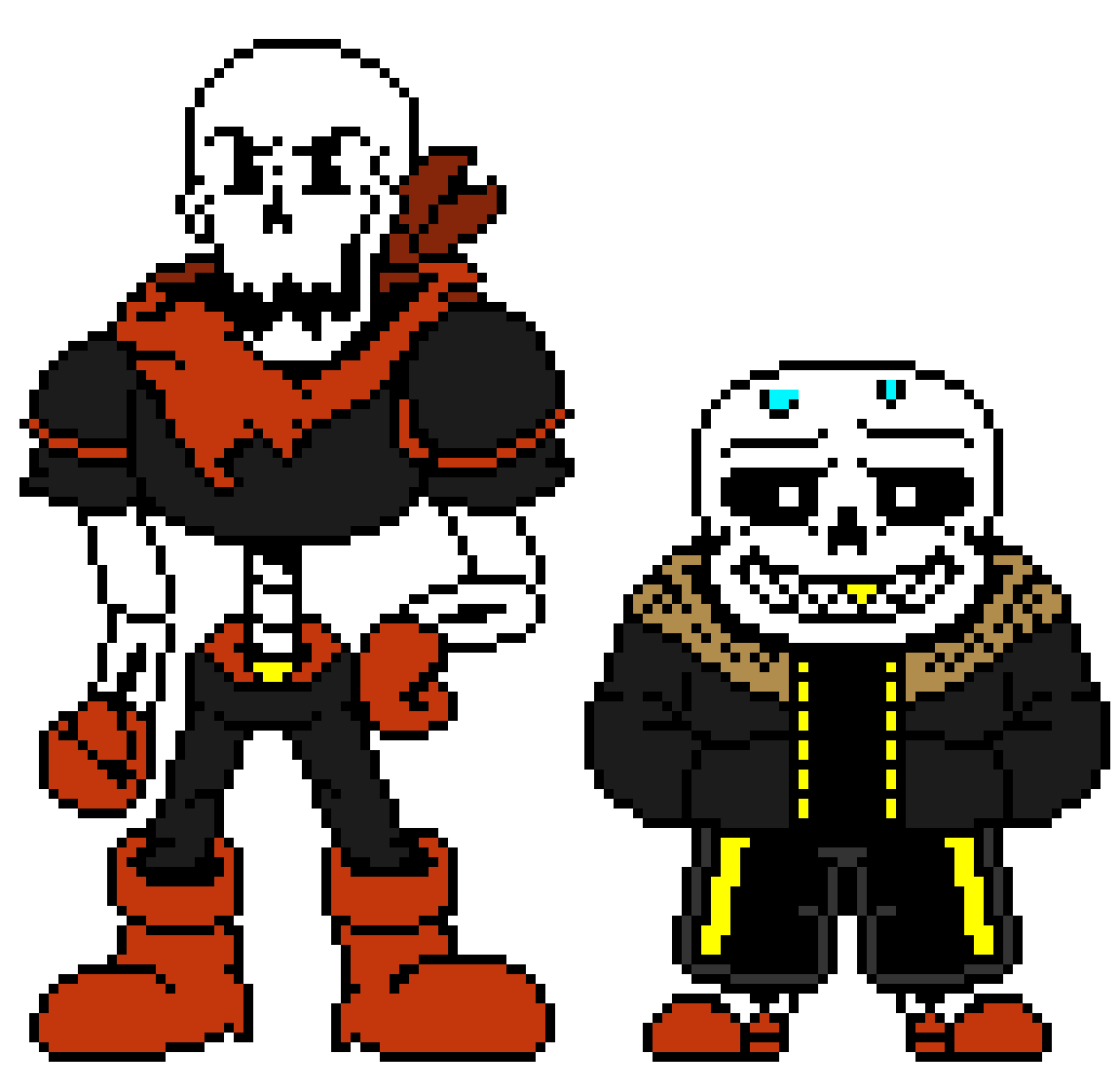 [bfa736] SwapSwap SketeBros in the style of UNDERFELL