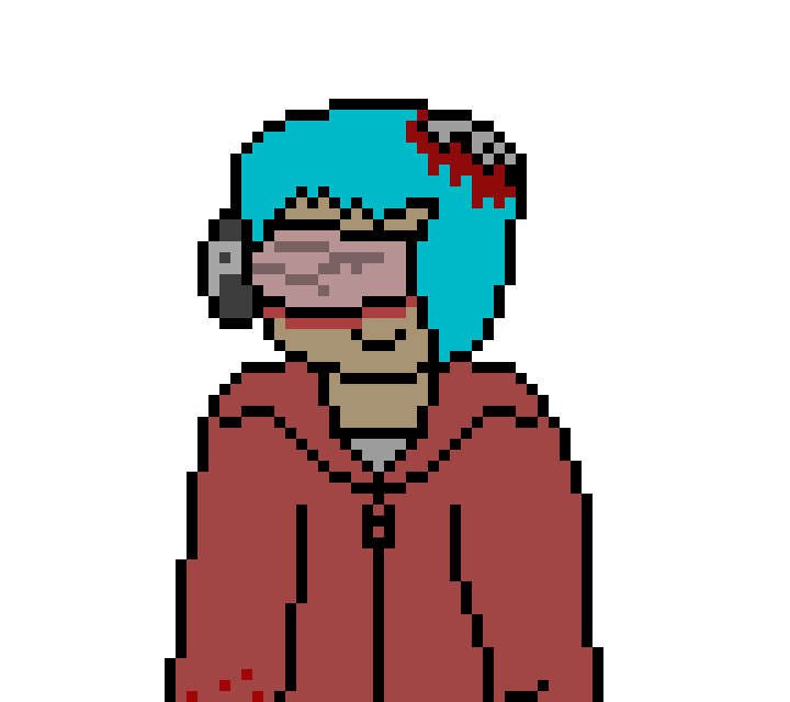 [5b2f3e] here...... it's human flesh and meat...... -takes out a slab a meat, seems like the edges are the skin of his past victim-