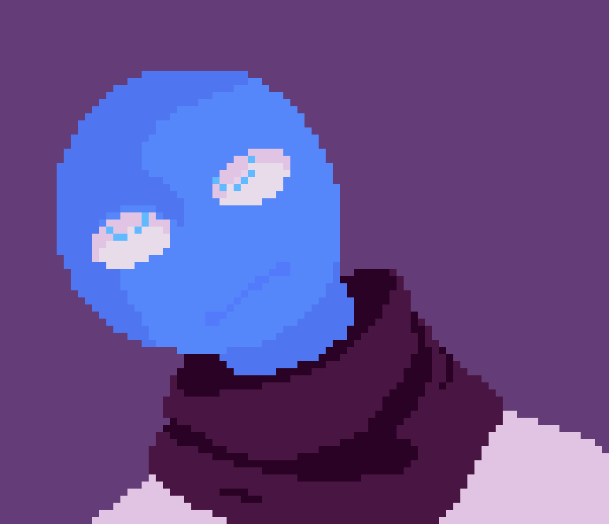 [48f2cf] I drew it but it isn't my blue dude