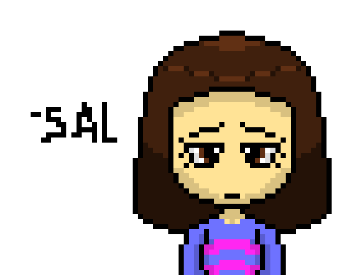 [f7c573] well, now i dont feel safe using my midnight karma sprite for right now, so for a quick sprite to use, ima use my Frisk sprite i made like 2 years ago