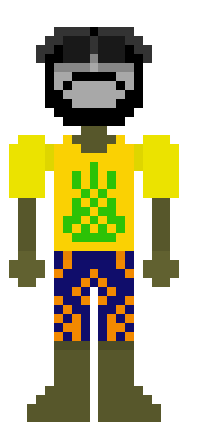 [25d002] *He walks along the shore, and picks up any trash that was left*