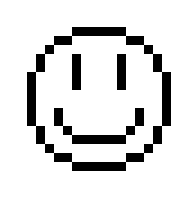 [c9f29f] Pixel Smiley Face
