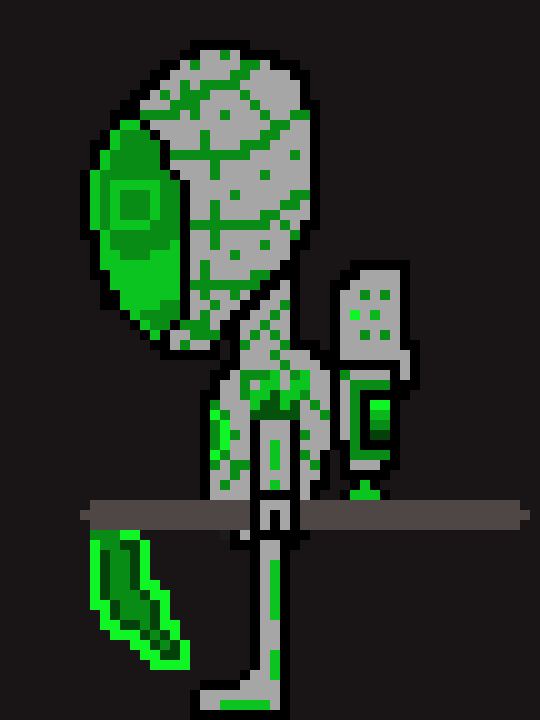 [d436d4] this is the lowest level of uber green seen by blue only during my training battle with him