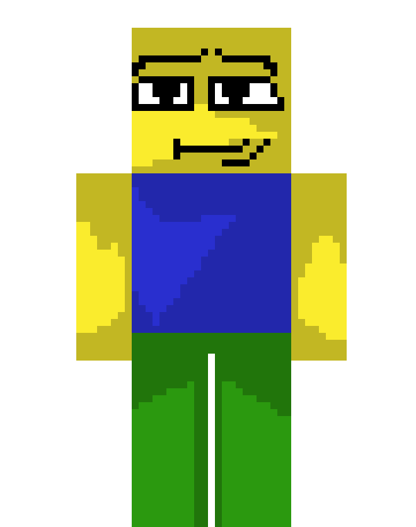 [8b3045] [Roblox]: Noob The Robloxian Man Face