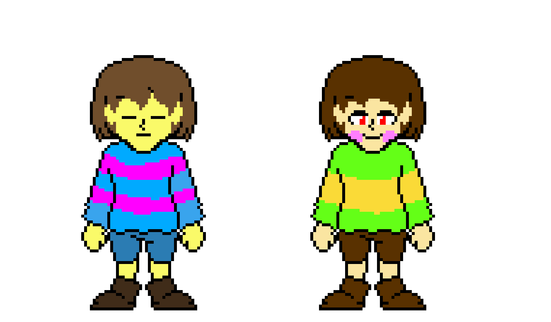 [7ce906] Frisk and Chara