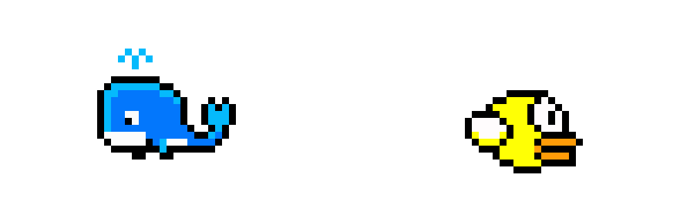 [9664c4] Whale and Flappy Bird