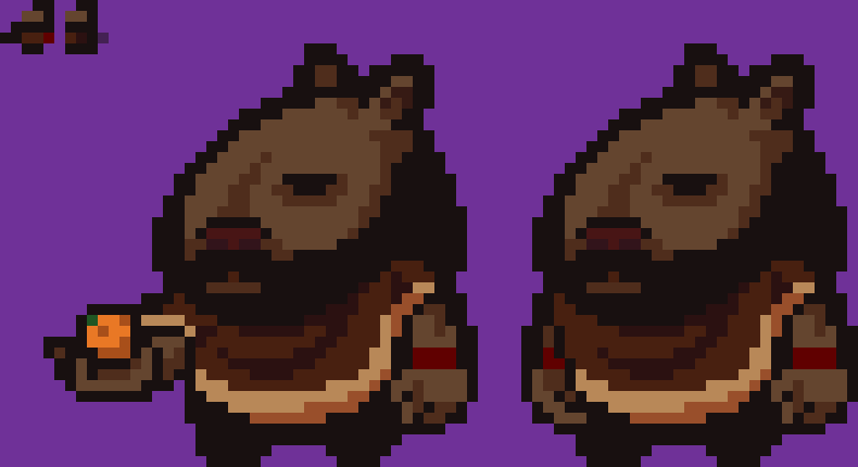 [1b8578] I'm fucking LAUGHING at this sprite I found while looking up that capybara meme holy fuck it's so good. Credit in description.))