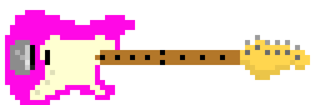 [9664c4] Purple guitar