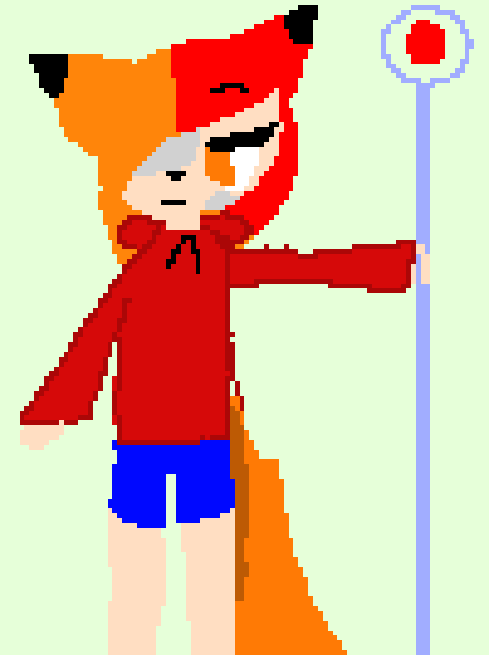 [733b2d] *Tps to hell* ... *looks around* Hm... -Foxlya