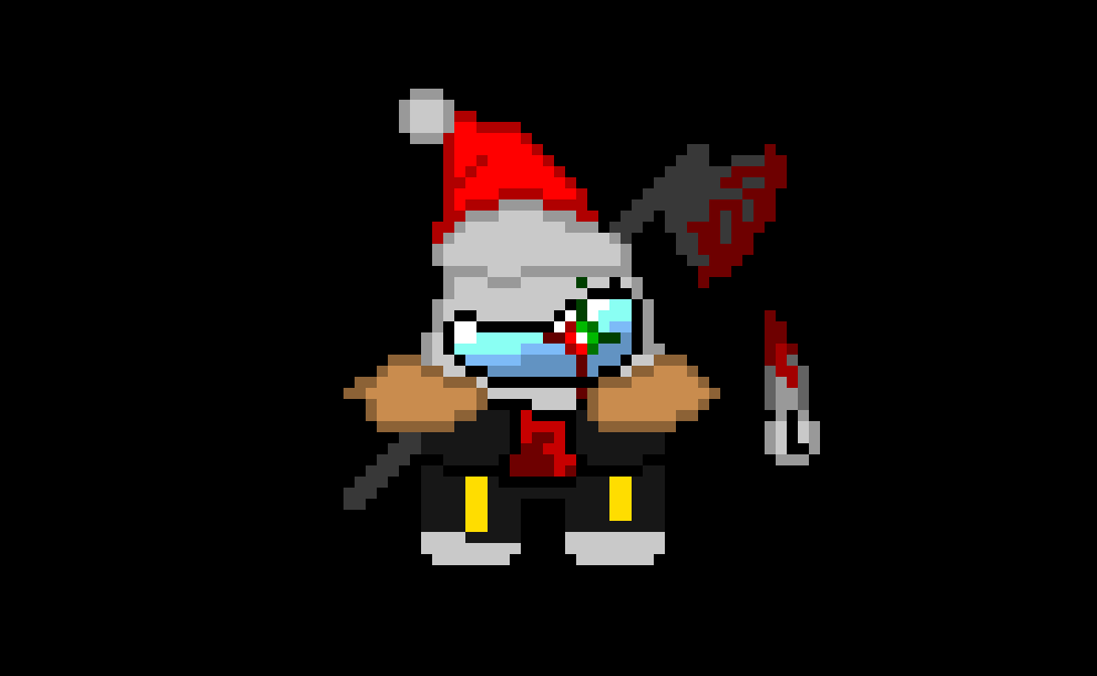 [ccc25e] AmongHororFell sans, new year's version