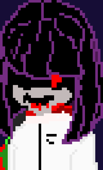 [904ba9] puts her head back on and takes out the axe.