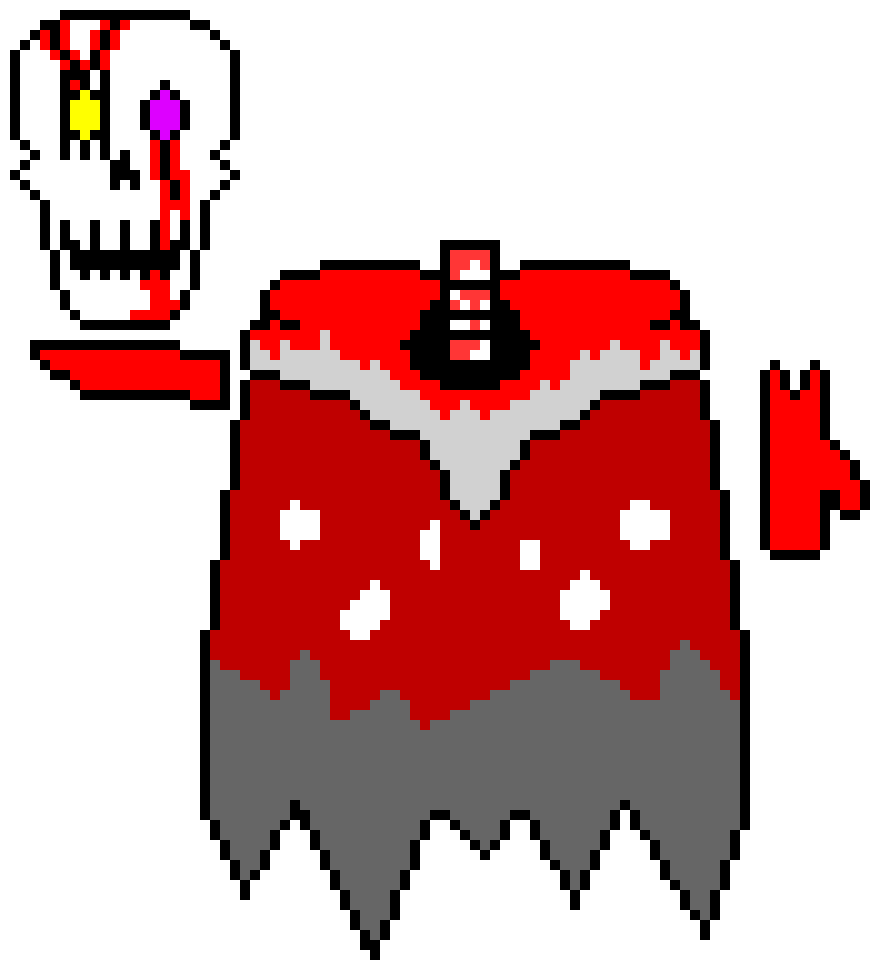 [dfb43a] DustDustFell Phantom Papyrus Coloured/Colored (update)