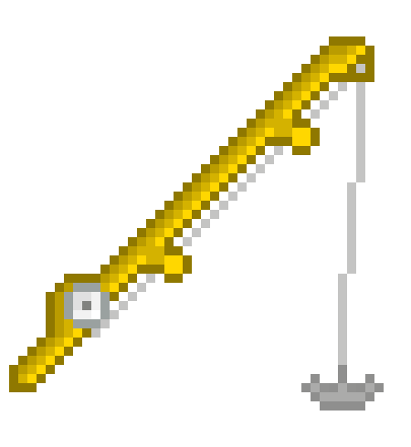 [aea7d0] Better-er Gold Fishing Rod