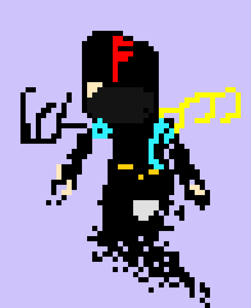 [05b0c1] *Static* *It sits on a bench, losing it's face*