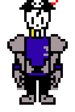 [9664c4] Pirate Papyrus+gold tooth+red feather