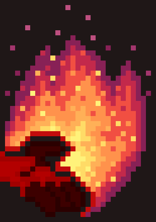 [95be89] Last time, I`m asking this since I`ll have to leave because of online school... Anyone like how I did this fire effect?... -Terrie