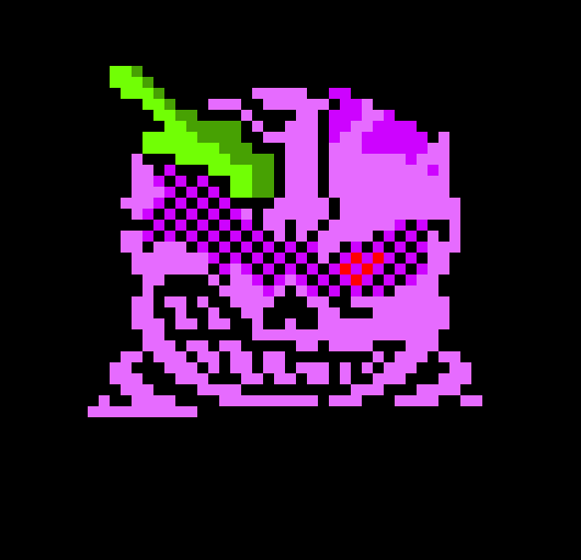 [72c467] purple berry sans