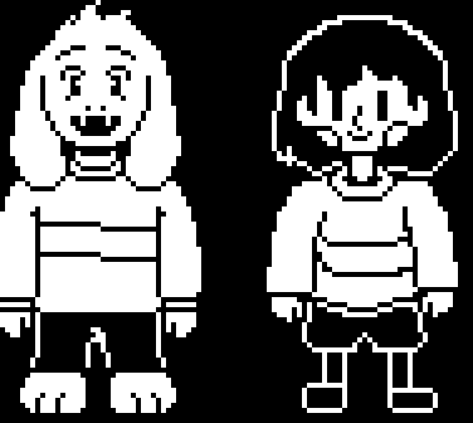 [a82578] *chara is yeeting snowballs at asriel*