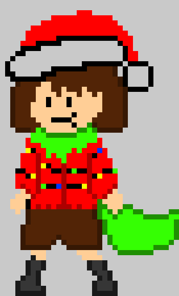 [2b9834] i ment comic need to calm down and everyone cheer up its christmas----swapCHARA/shadow