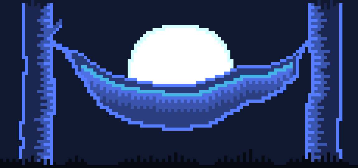 [9664c4] hammock in a forest