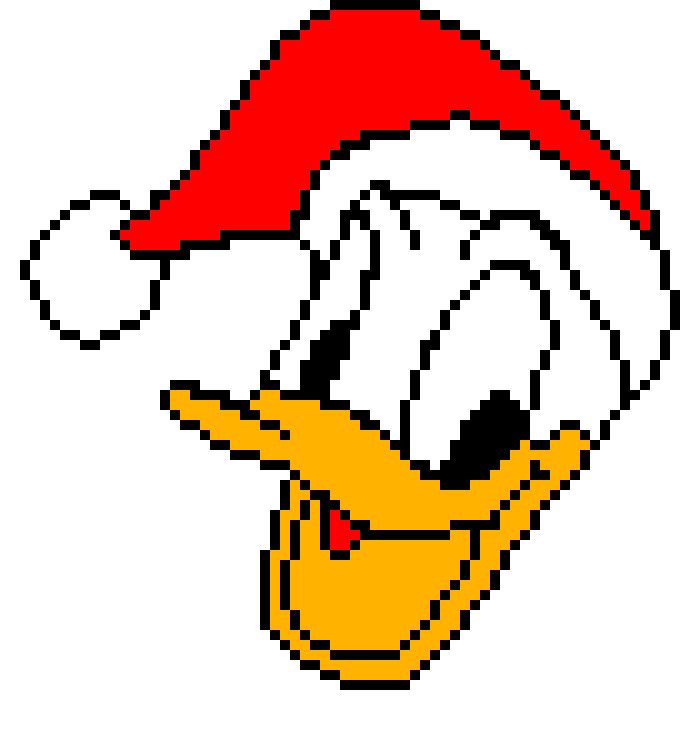 [9664c4] santa donald duck