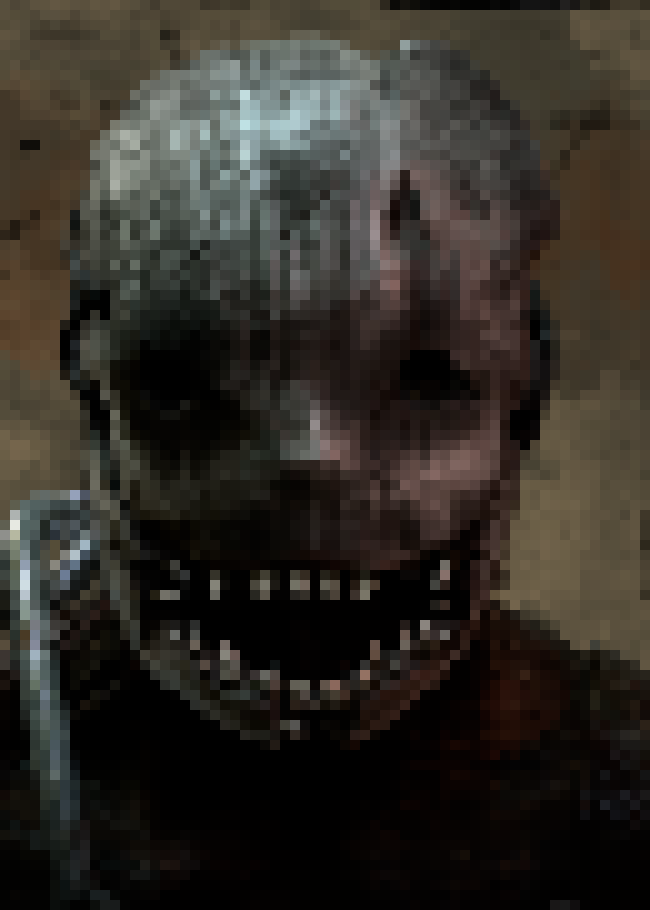 [55123c] *behind Bx* *in a deep* No...he's busy... -The Trapper